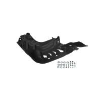Skid-Plate black compatible Gas Gas / Ktm / Husqvarna - REPLICA PLASTICS - KT05040-001 - Ufo Plast