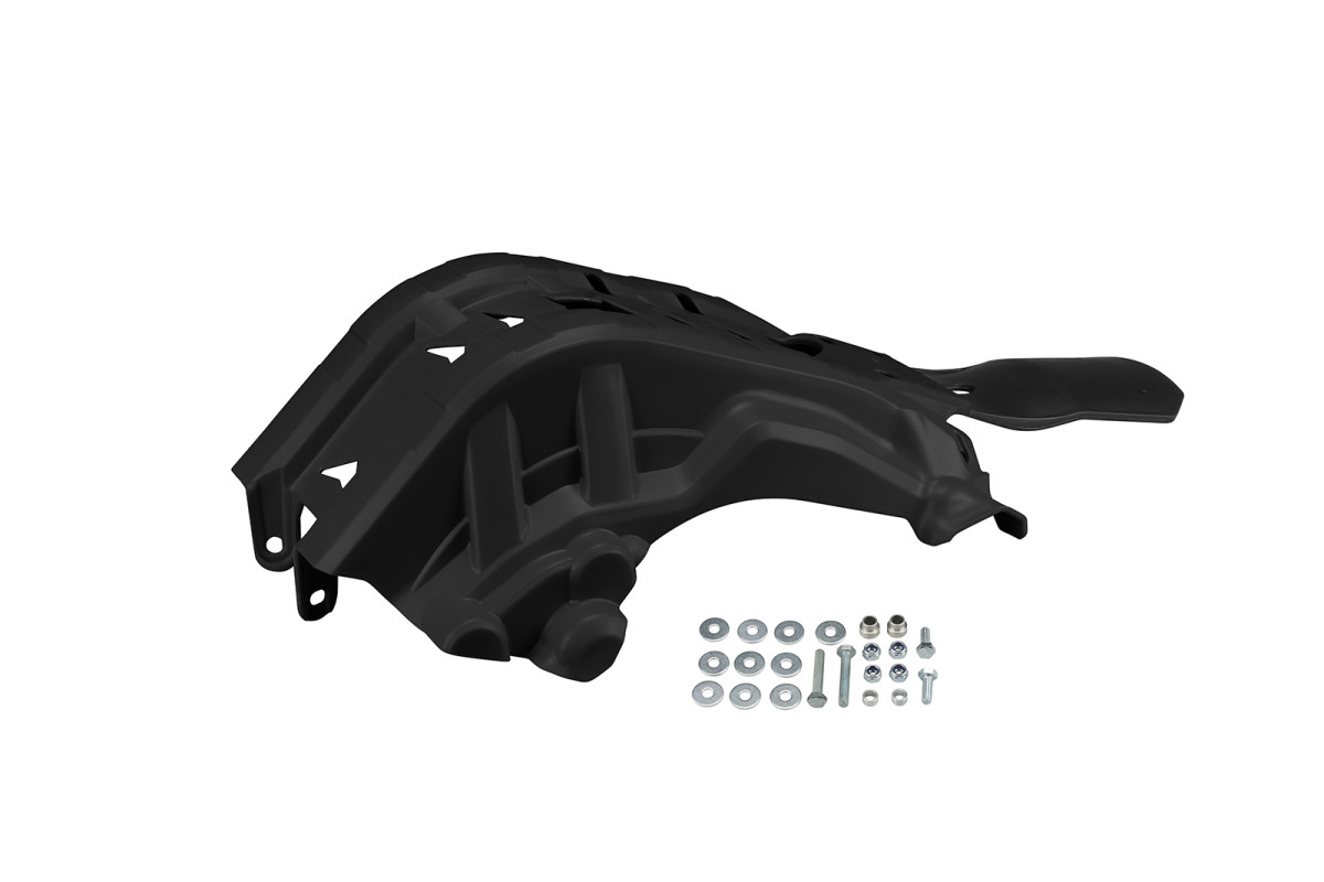 Skid-Plate black compatible Gas Gas / Ktm / Husqvarna - REPLICA PLASTICS - KT05040-001 - Ufo Plast