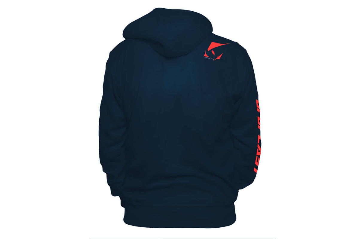 Felpa con cappuccio blu