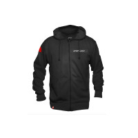 Long-sleeved hooded sweatshirt, black - Ufo Plast MG04570 Long-sleeved hooded sweatshirt, black - Ufo Plast MG04570