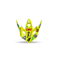 Peek for kids motocross helmet Korey HE13600, yellow, red and blue ...
