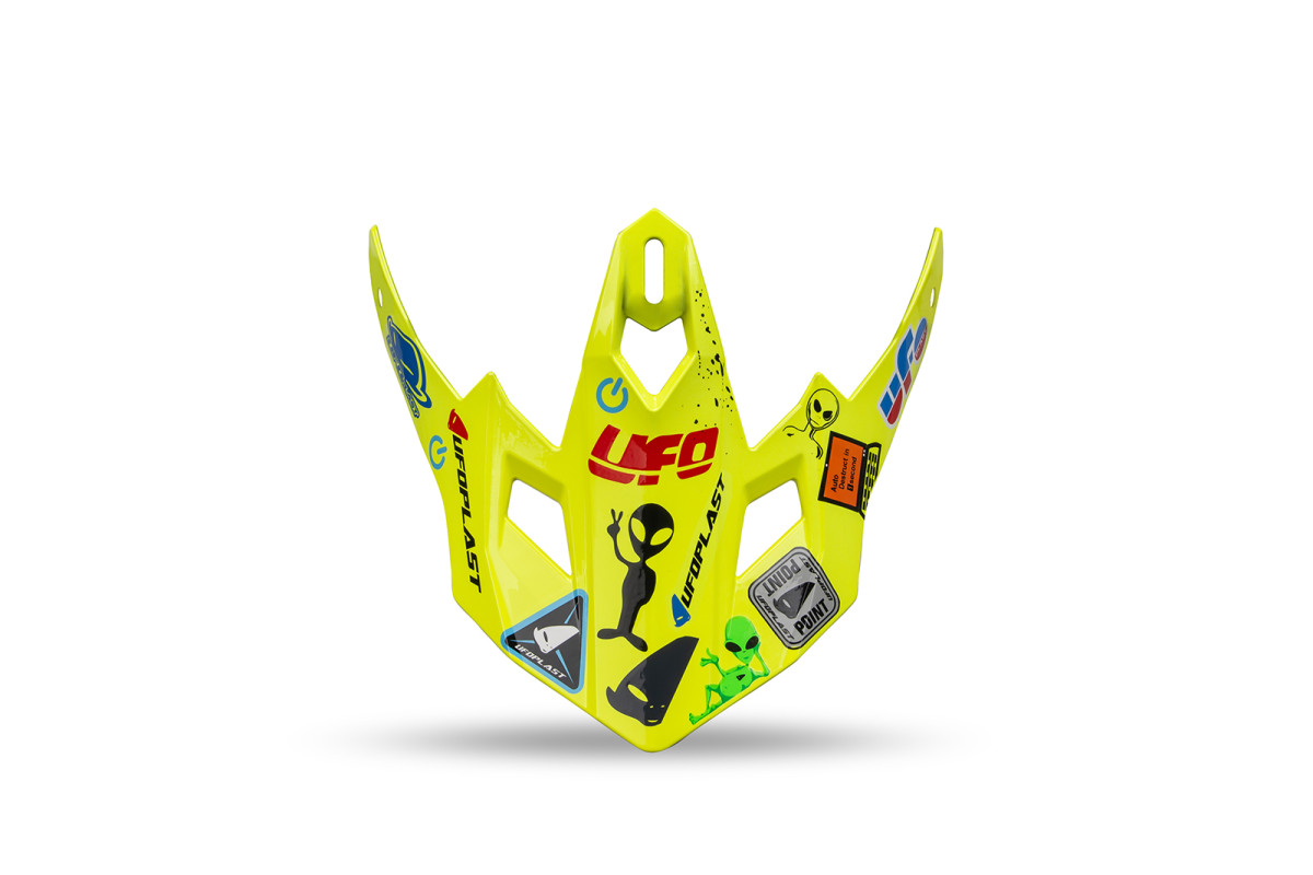 Peek for kids motocross helmet Korey HE13600, yellow, red and blue ...
