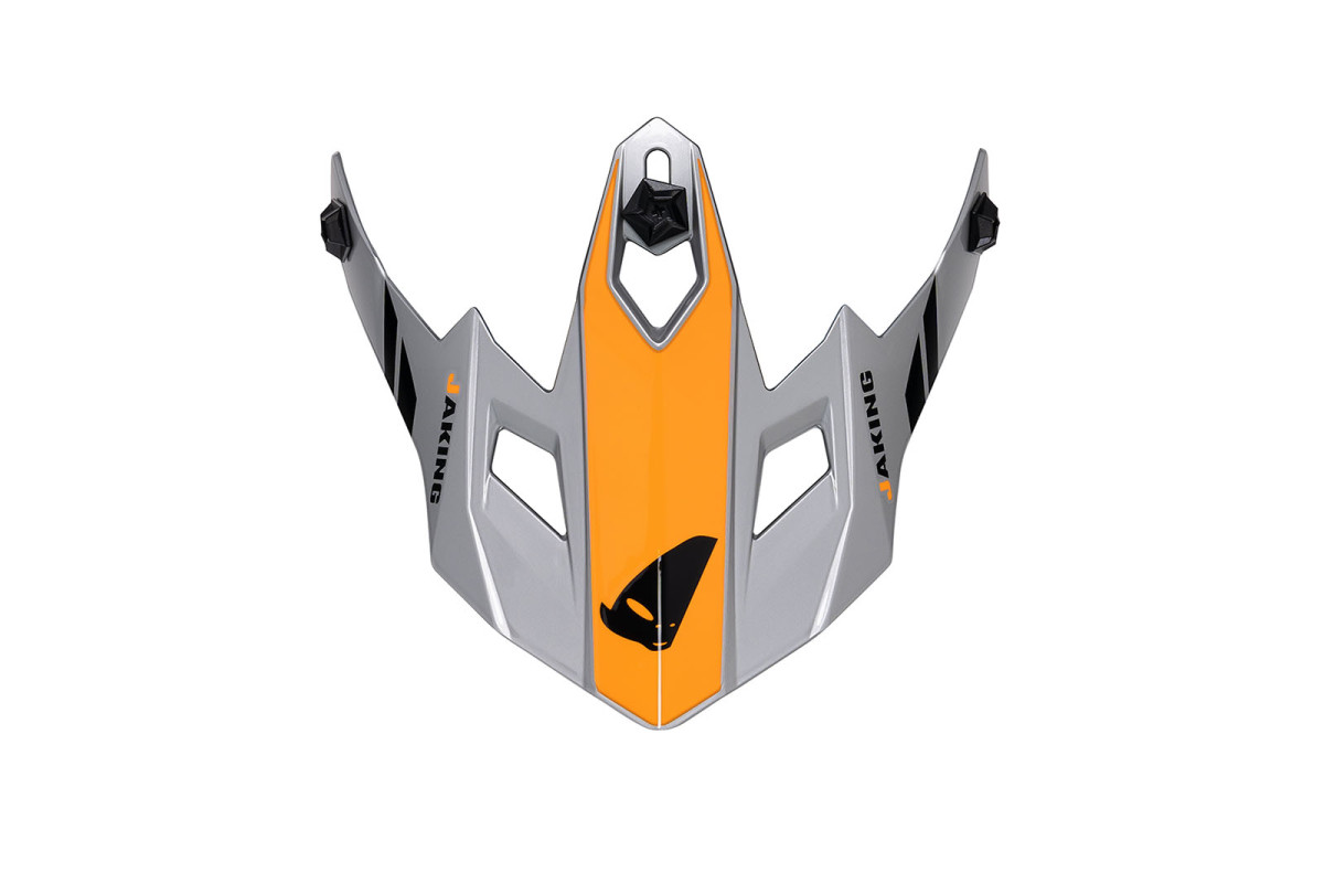 KOREY kid helmet visor Grey and orange HE13600-EF - Ufo Plast