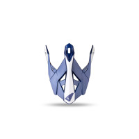 Frontino per casco Intrepid HE13401 bianco e blu - Ufo Plast