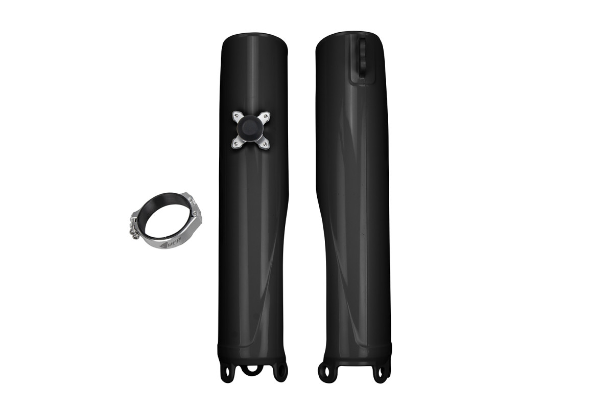 Fork Slider Protector + Quick Starter black - Ufo Plast