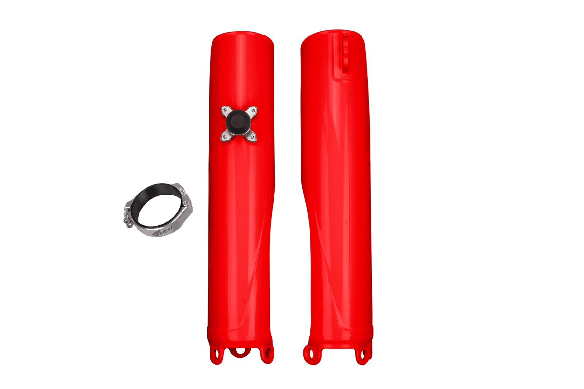 Fork Slider Protector + Quick Starter red - Ufo Plast