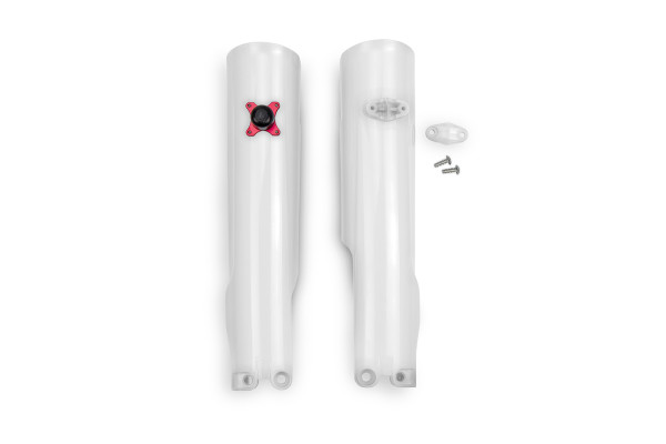 Fork Slider Protector + Quick Starter white - Ufo Plast