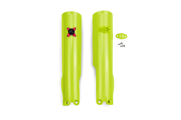 Fork Slider Protector + Quick Starter yellow - Ufo Plast