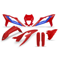 Full Kit Plastiche rosso-blu - Ufo Plast Full Kit Plastiche rosso-blu - Ufo Plast