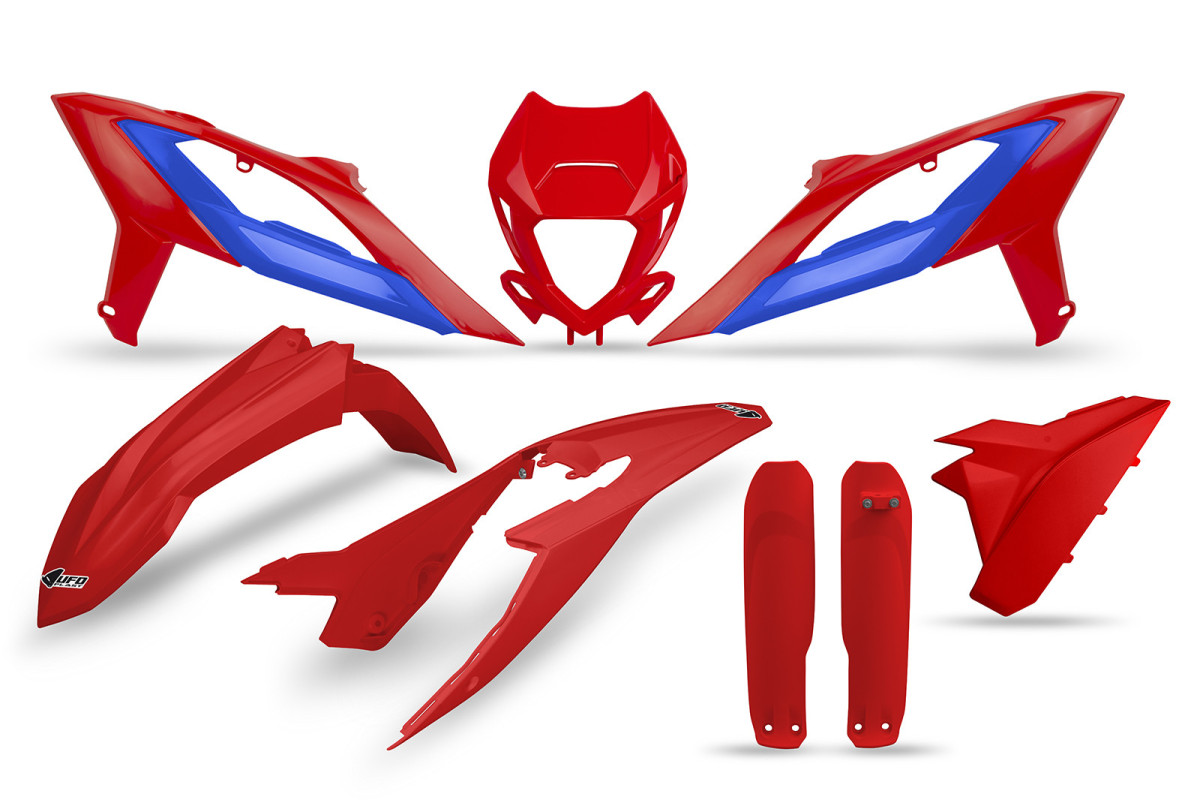 Full Plastic Kit red-blue - Ufo Plast