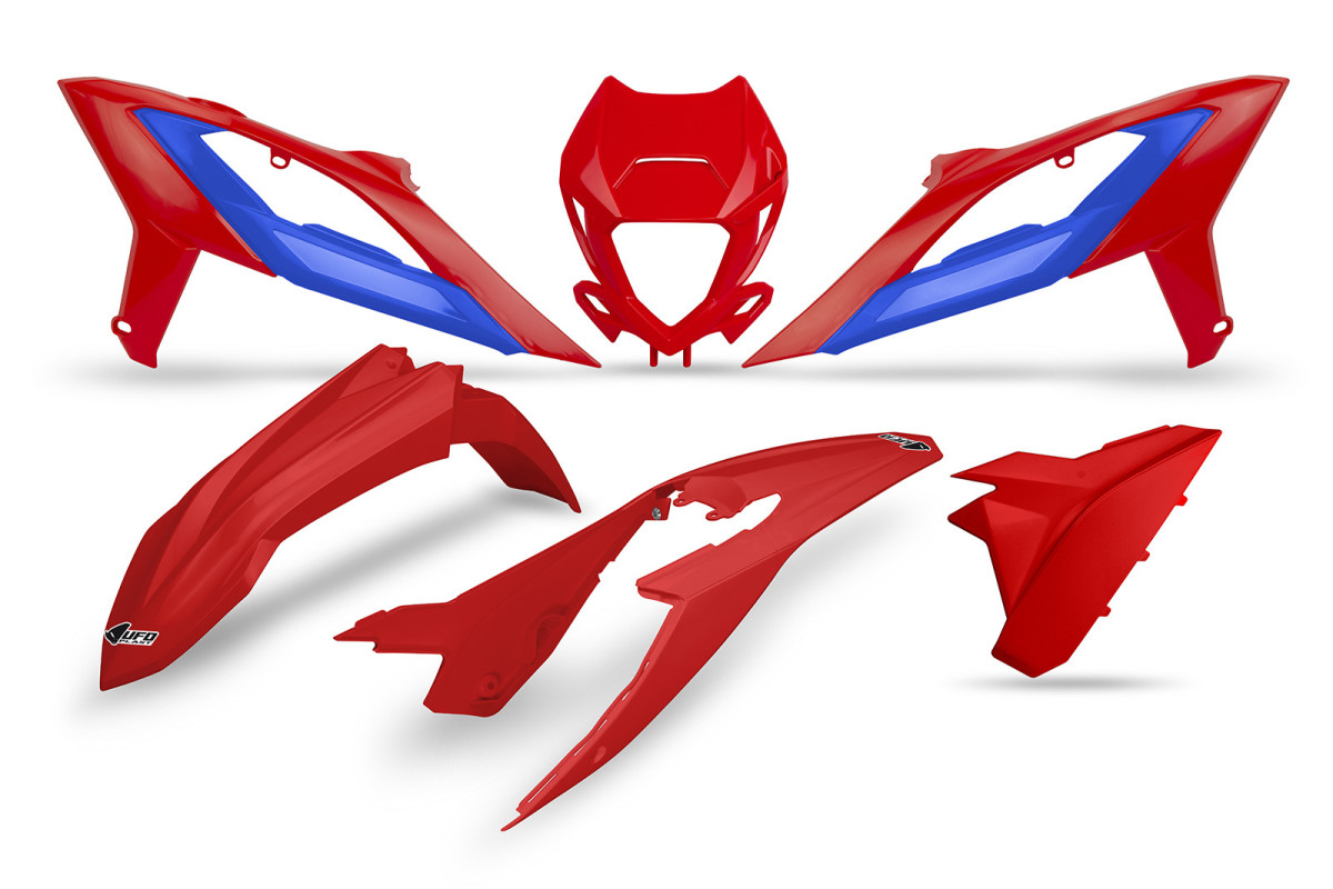 Kit Plastiche rosso-blu - Ufo Plast