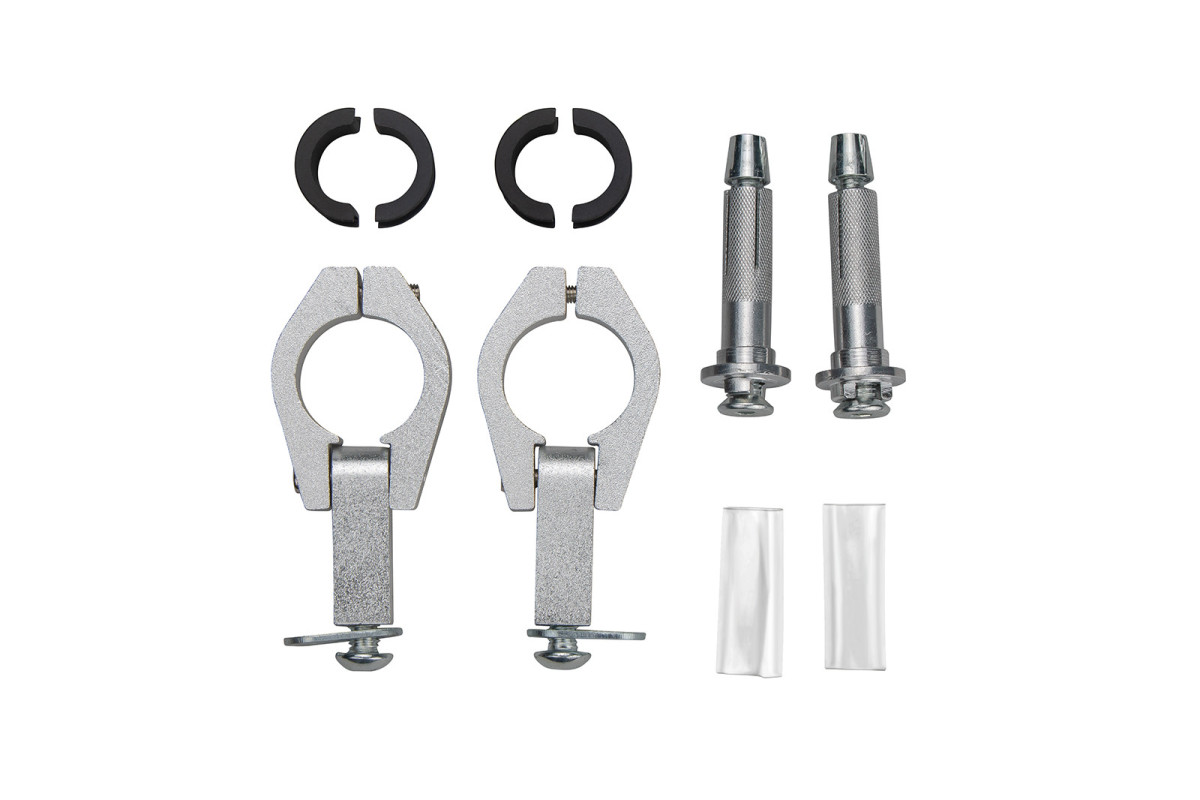 Kit montaggio in alluminio per manubri Ø mm. 22 e 28 - Ufo Plast
