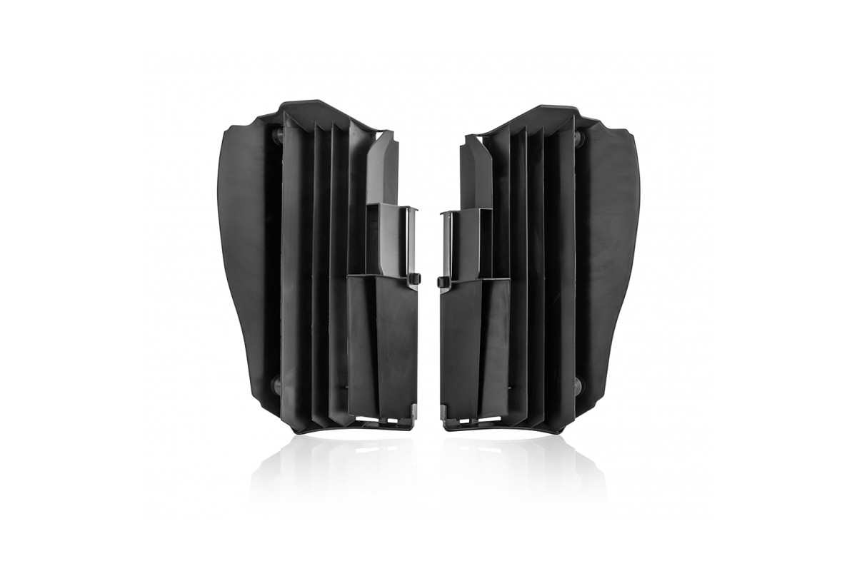 Motocross radiator louvers for Yamaha black - Ufo Plast