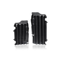 Motocross radiator louvers for Kawasaki black - Ufo Plast Motocross radiator louvers for Kawasaki black - Ufo Plast
