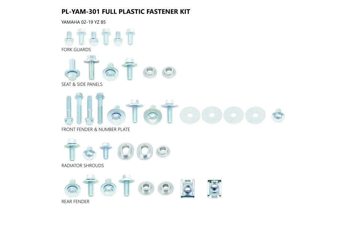 Kit viti per Yamaha YZ 85 (2002-21)