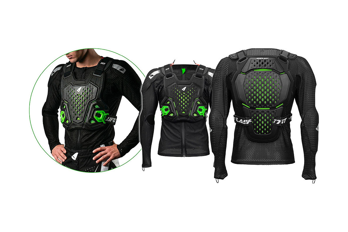 Pettorina motocross Aeroshield in TPE traforato - Ufo Plast BP13002