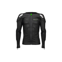 Spinex jersey made of perforated stretch fabric, featuring internal TPE protectors on the shoulders and elbows